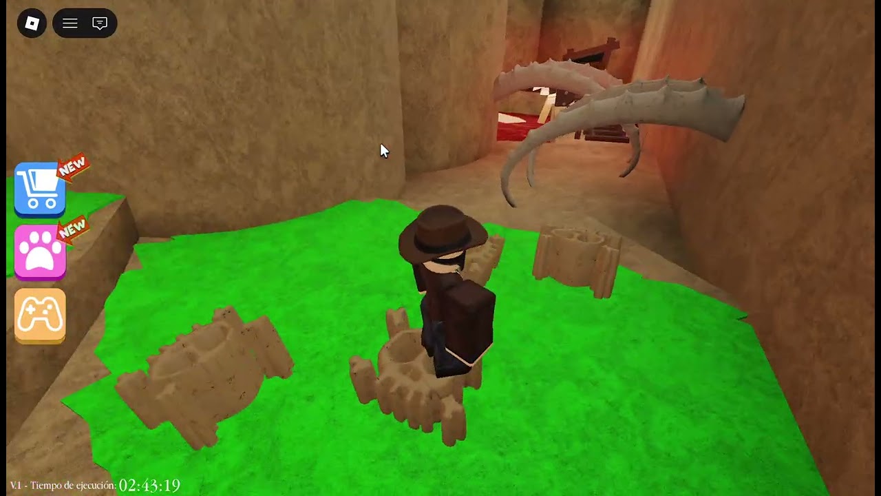 escapando de la carcel de vaqueros  en Roblox