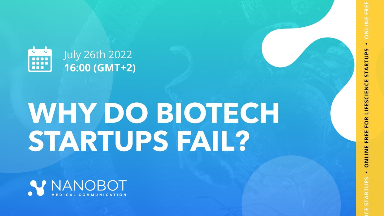 Ondemand webinar - Why do Biotech Startups Fail?