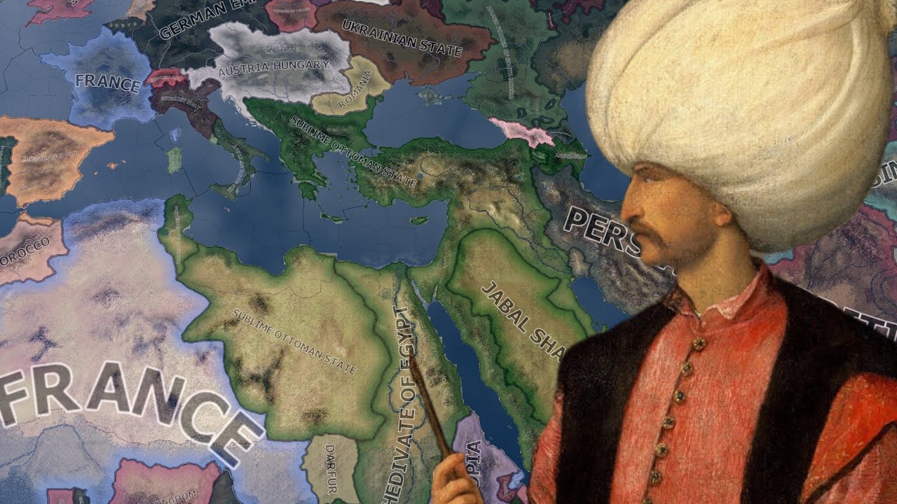 Hoi4 WW1 - Ottoman Empire - timelapse