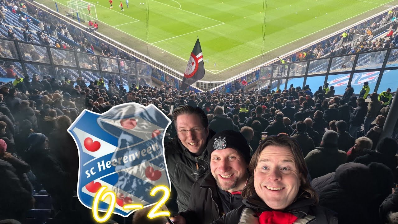 SC Heerenveen 0-2 AFC AJAX zondag 19 januari 2025 @ Abe Lenstra Stadion.