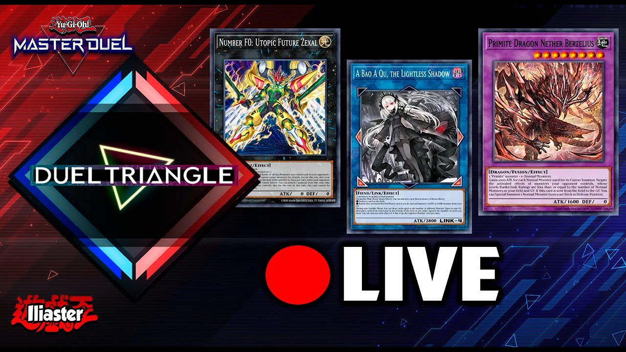🔴Duel Triangle: Fusão/Link/XYZ - Deixe o like! Yu-Gi-Oh! Master Duel