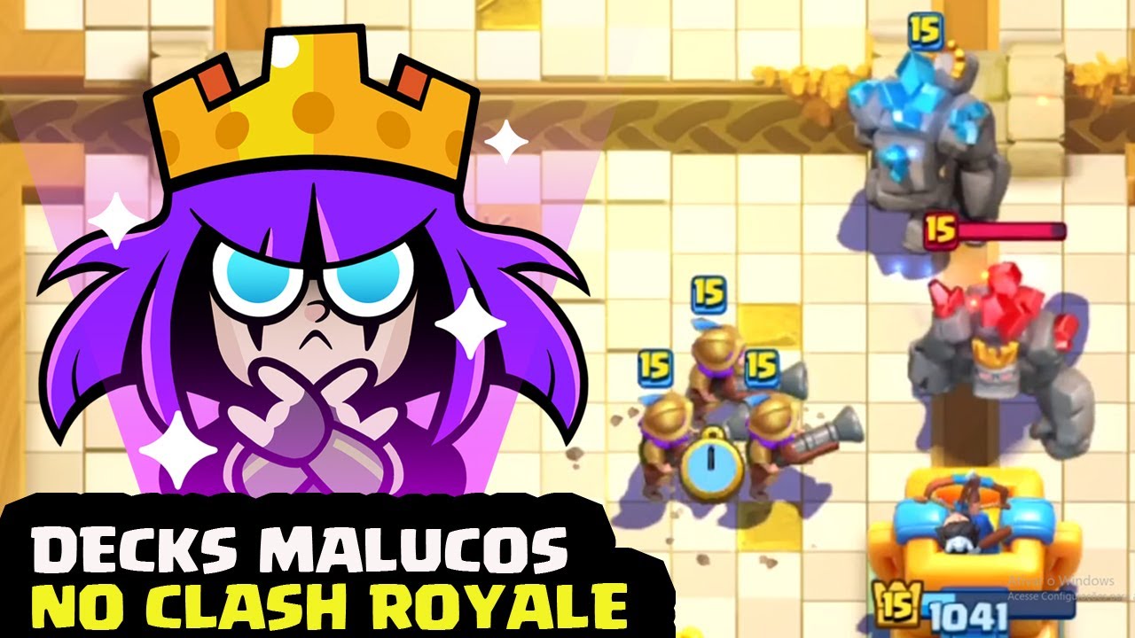 DECKS MALUCOS NO CLASH ROYALE 2025 -  RETROSPECTIVA DE MOMENTOS ENGRAÇADOS NO CLASH ROYALE