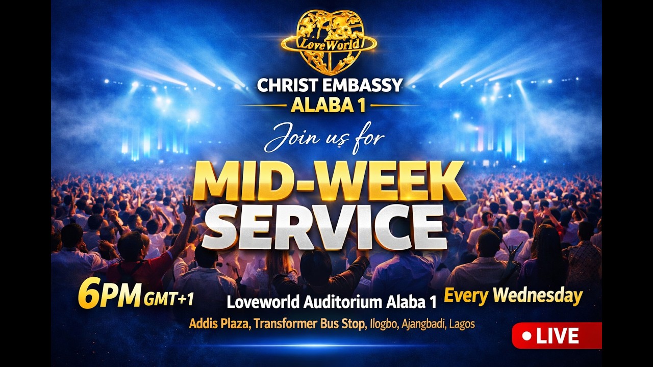 MID-WEEK SERVICE WITH PASTOR JOY OSARENZ // 15TH MARCH 2026