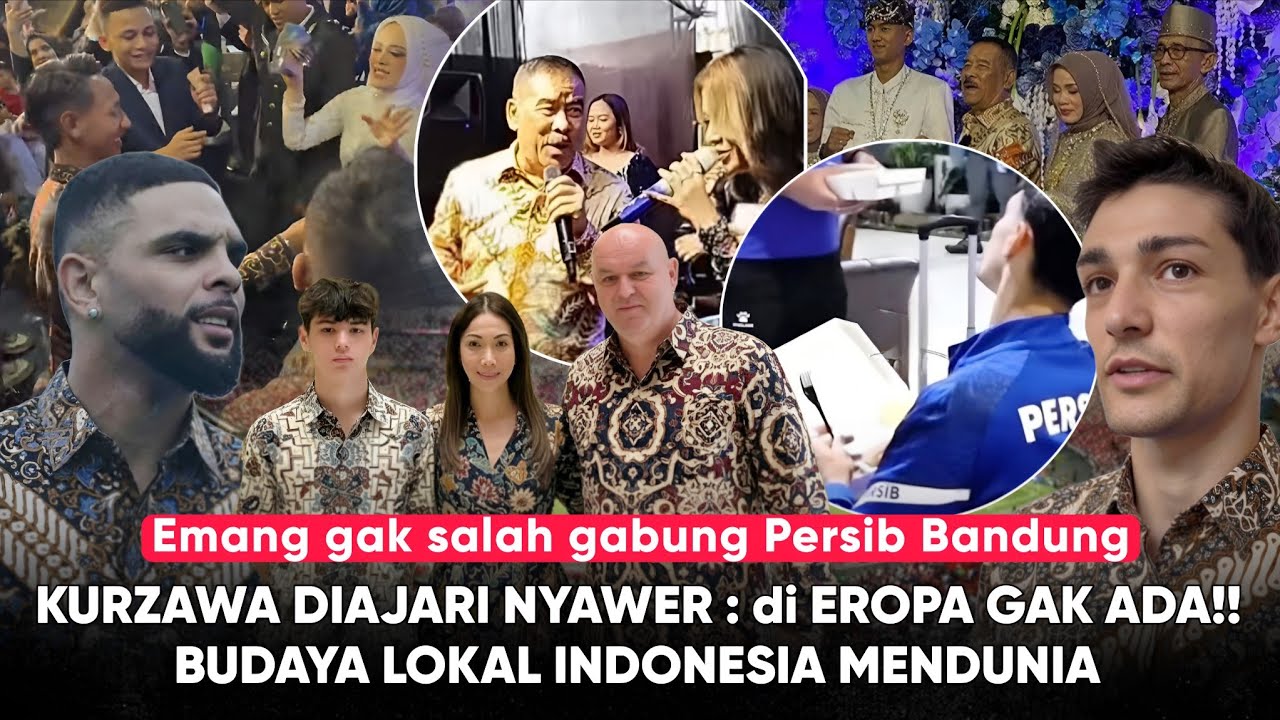 Kurzawa Gagah Pakai Batik, Pemain Persib Kondangan Rame2: Barba & Eliano Ketagihan Nasi Kotak