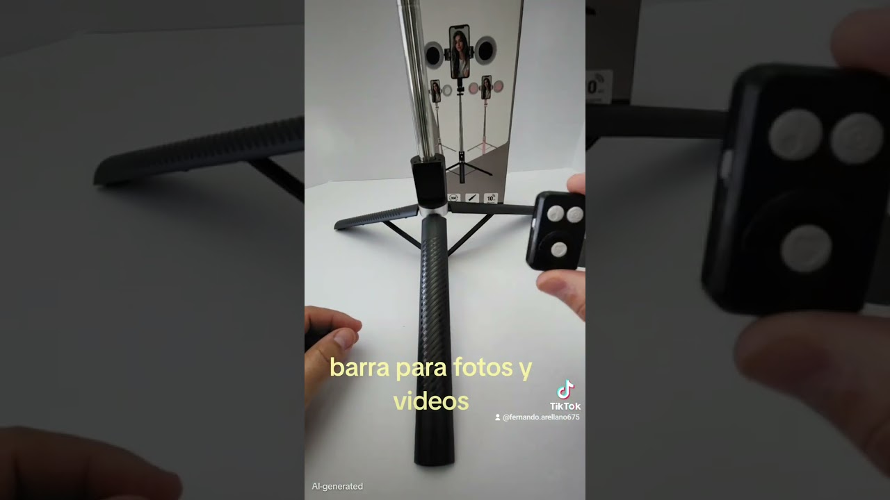 Barra para tomar videos y fotos