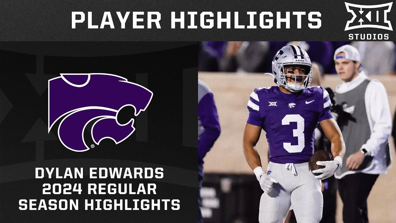 Dylan Edwards 2024 Regular Season Highlights | Big 12 Football