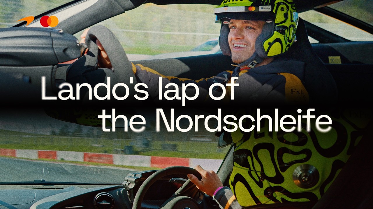 Lando Norris' first lap of the Nordschleife | McLaren Racing