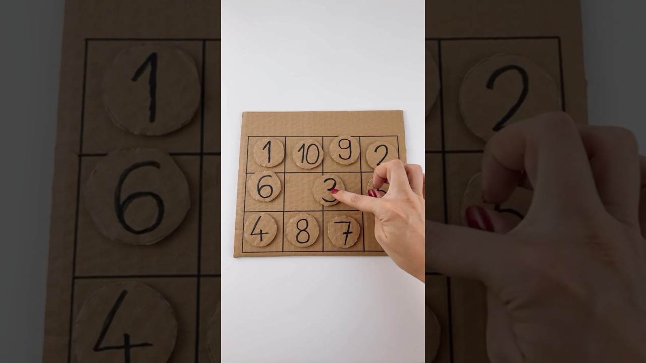 Atık Koliden Zeka Oyunu Yapıyoruz #oyun #diy #kendinyap #mindgames #zekaoyunu