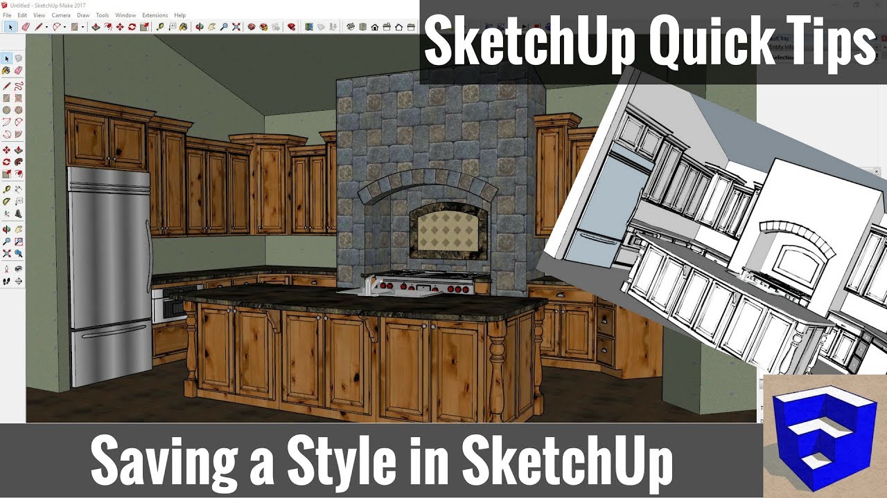 Saving Styles in SketchUp - SketchUp Quick Tips