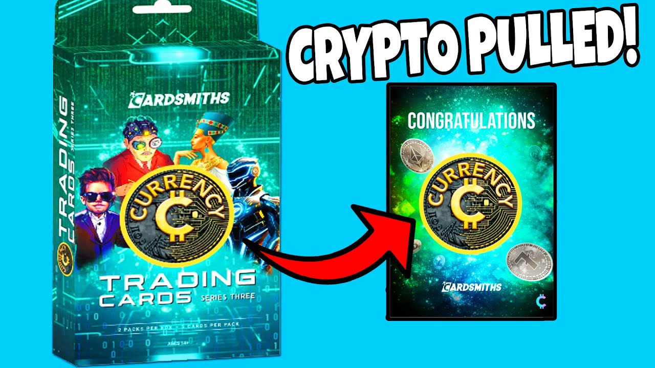 I found CRYPTO CURRENCY in This Trading Card Pack...