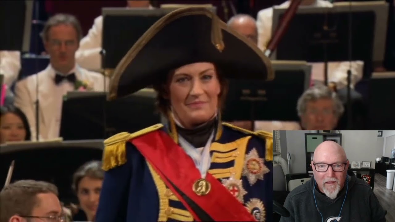 Mark from the States and Rule Britannia Last Night of the Proms 2009