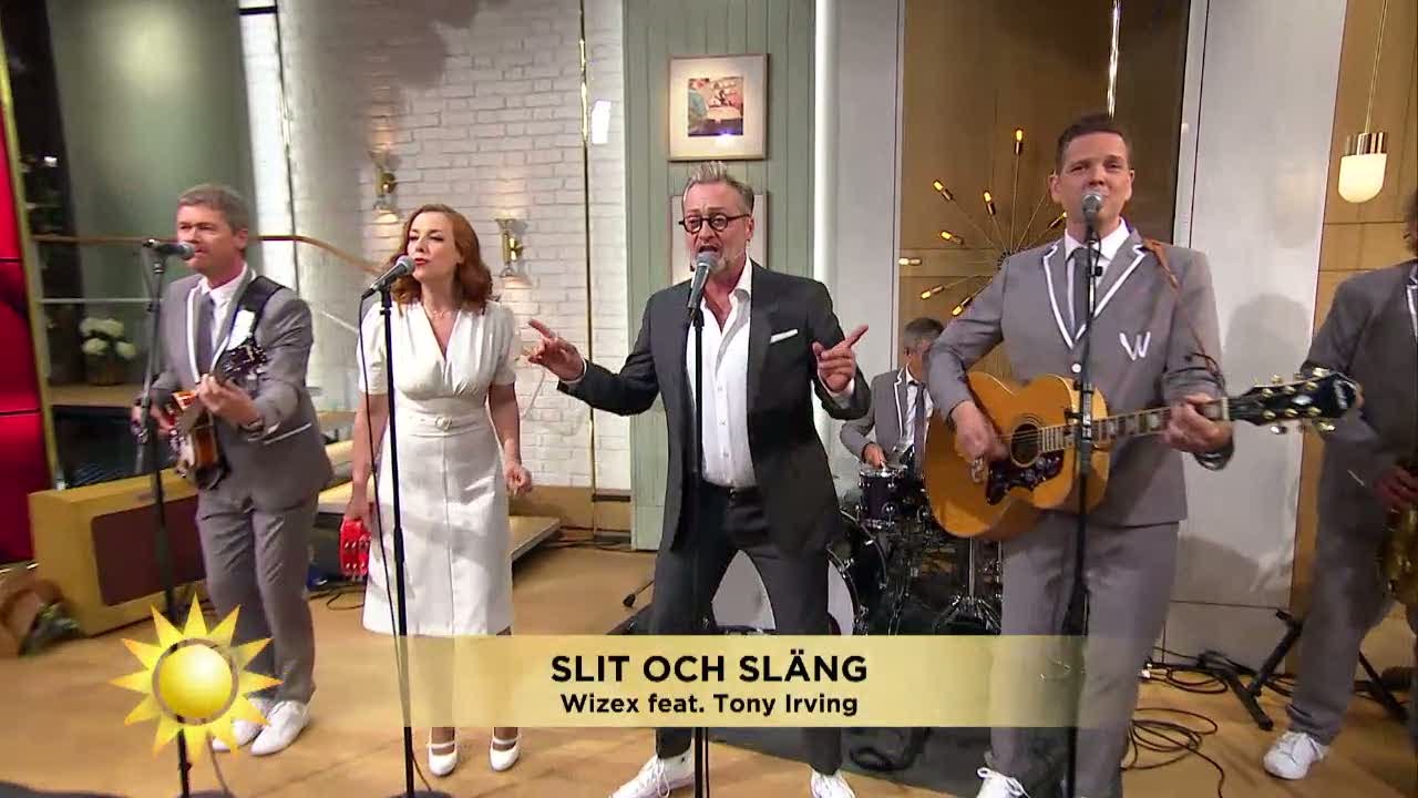 Tony Irving debuterar som dansbandssångare - Nyhetsmorgon (TV4)