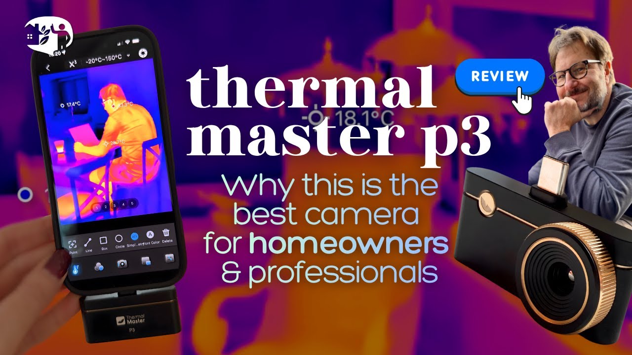 Каждому домовладельцу нужна эта тепловизионная камера: Thermal Master P3