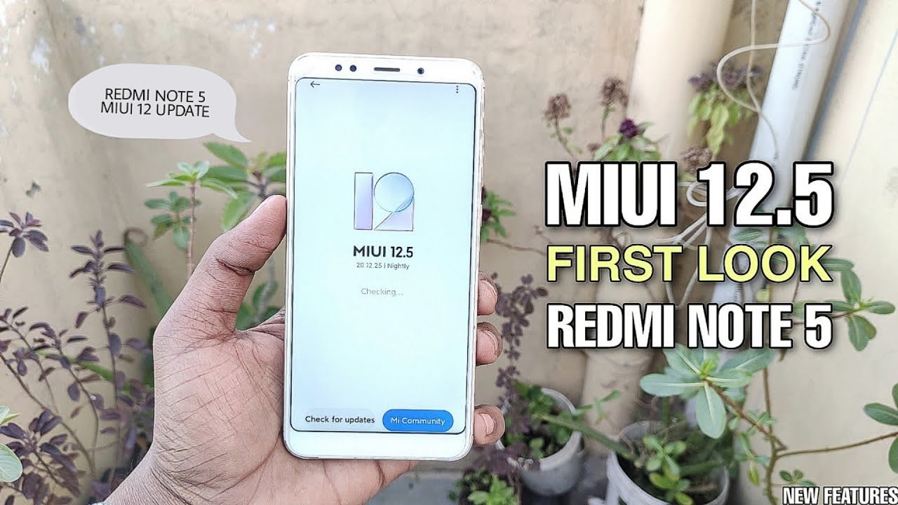 MIUI 12 New Update For Redmi Note 5 | Redmi Note 5 Official Update Install New Feature