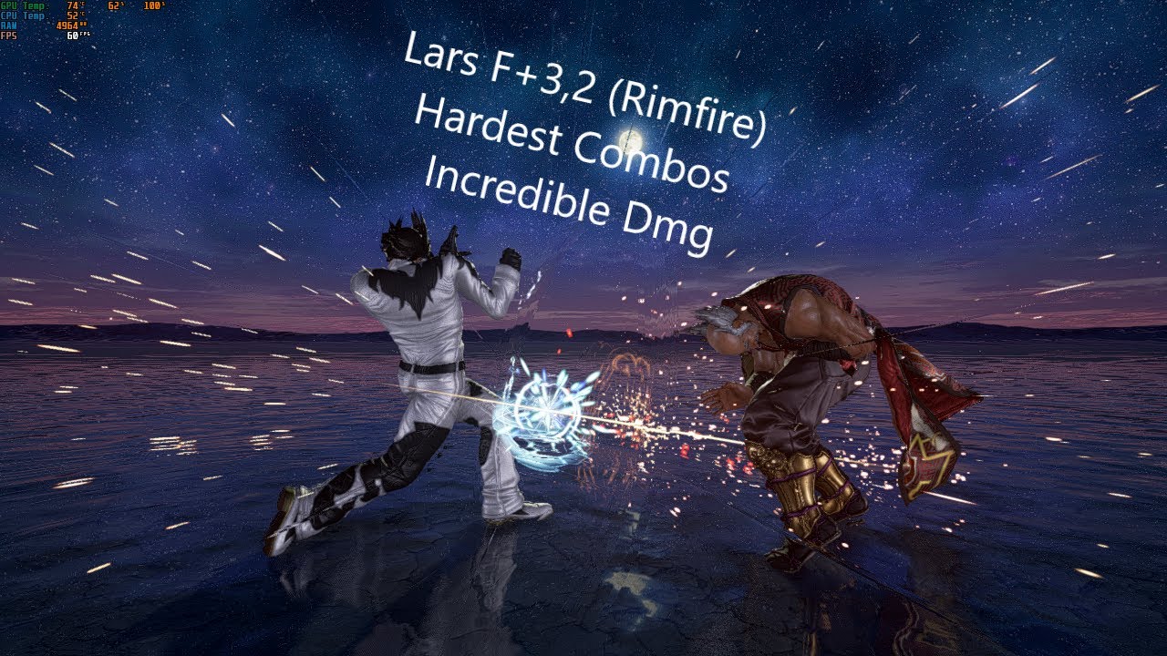 Tekken 7 Lars F+3,2 (Rimfire) Easiest to Hardest Combos | Incredible Dmg 😱