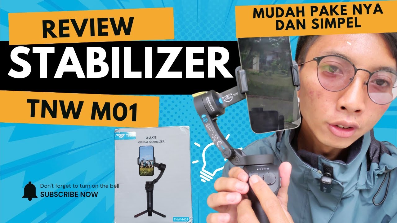 Tutorial Cara Pake Gimbal stabilizer TNW M01, bikin video tambah Jadi Pro | #review #Tutorial #TNW