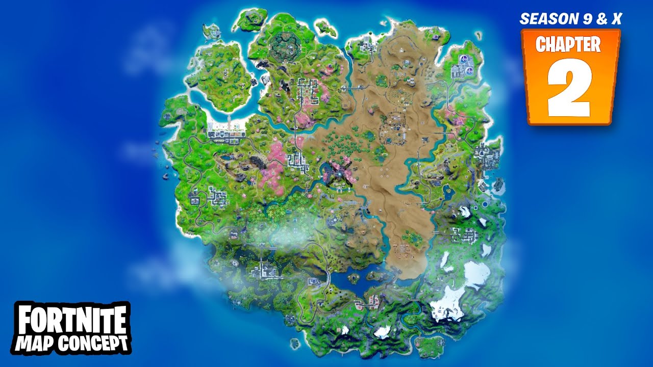 What if Fortnite Chapter 2 continued after Season 8? Map Concept