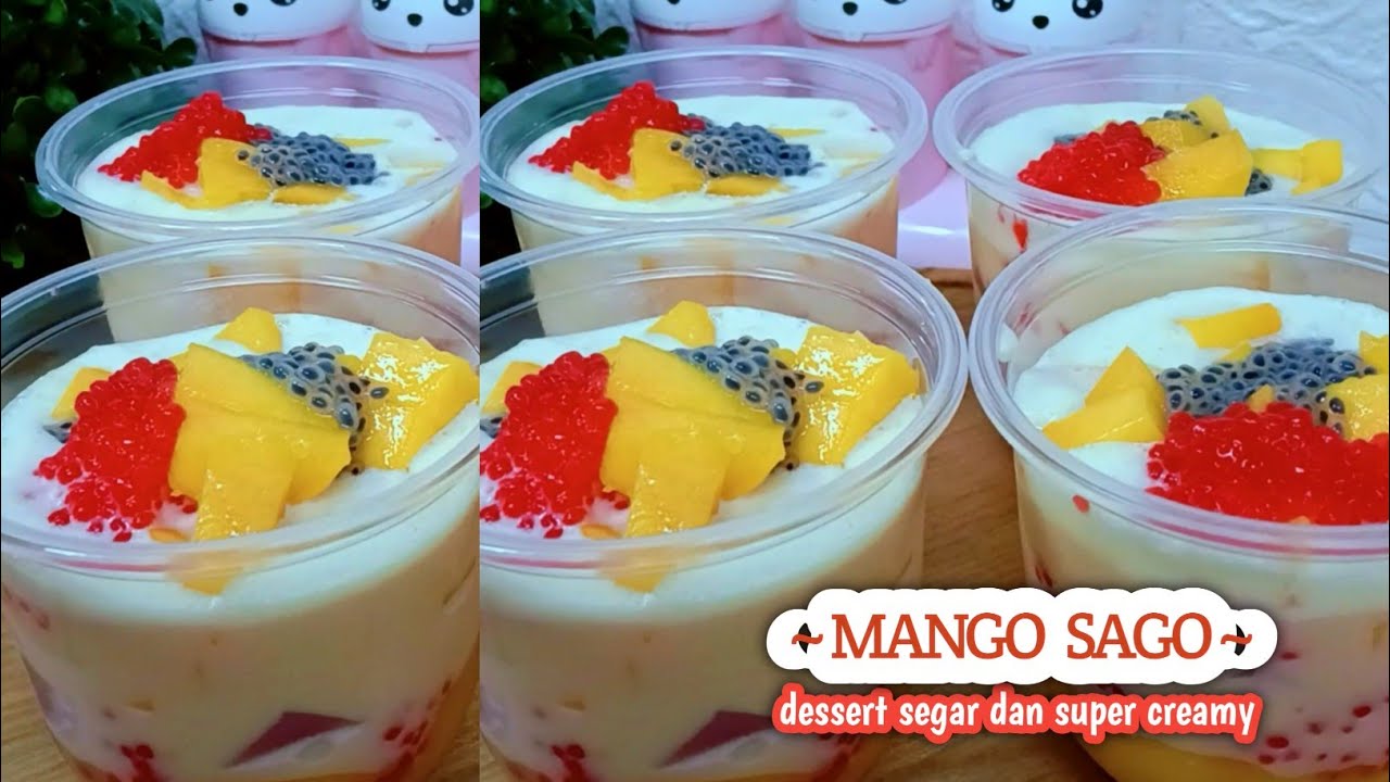 IDE TAKJIL‼️RESEP MANGO SAGO ENAK DAN CREAMY - COCOK BANGET JADI IDE JUALAN RAMADHAN NANTI