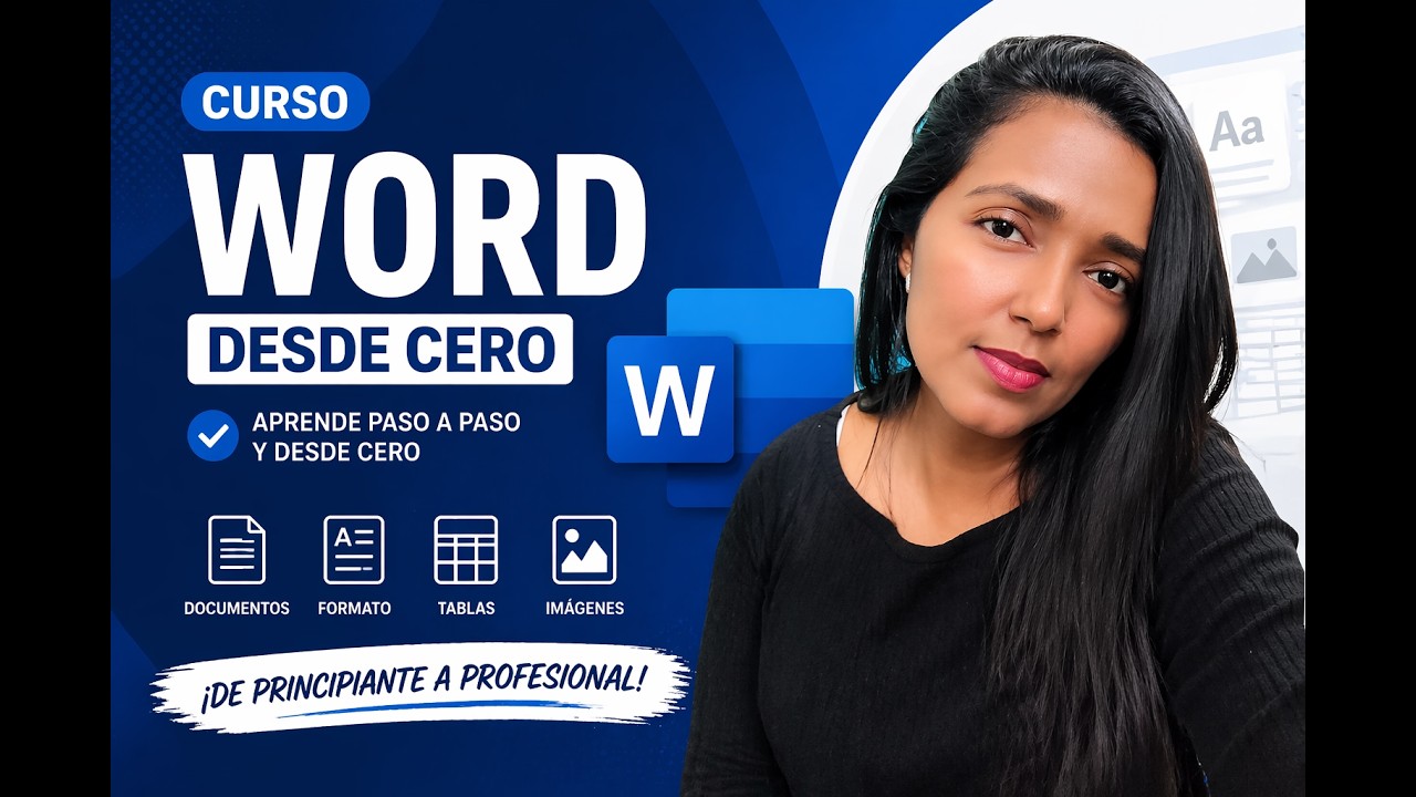 CURSO  DE WORD BASICO. TUTORIAL COMPLETO 2022. Empieza desde cero Termina en un nivel Avanzado.