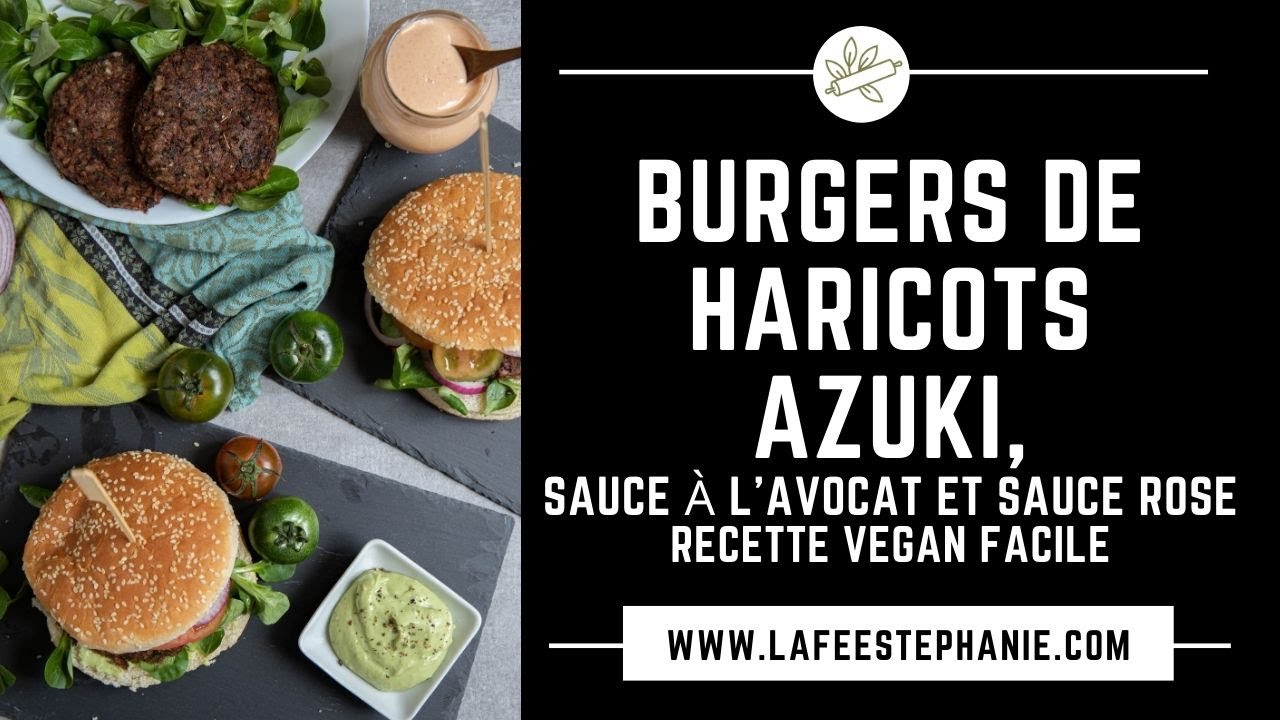 Burgers vegan faits-maison, recette de base, facile et rapide - La fée Stéphanie