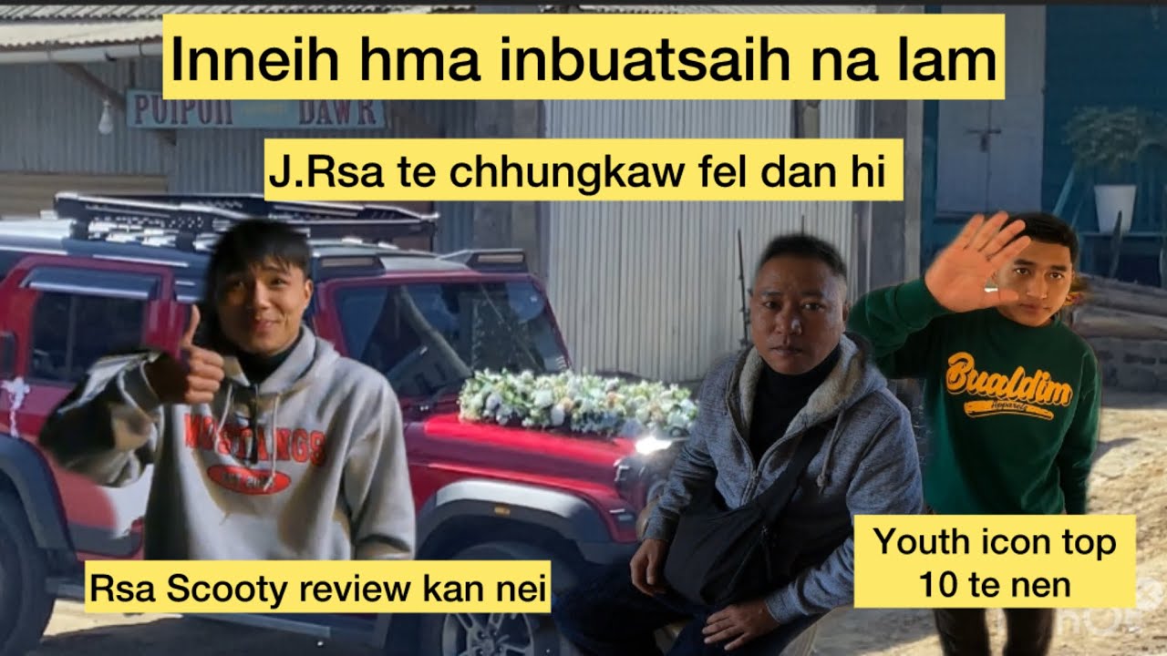 Tuidam ah Youth Icon te nen|Hmaichhanah ngei Rsa nen kan inkawm|JRS-a Scooty review kan nei nghal