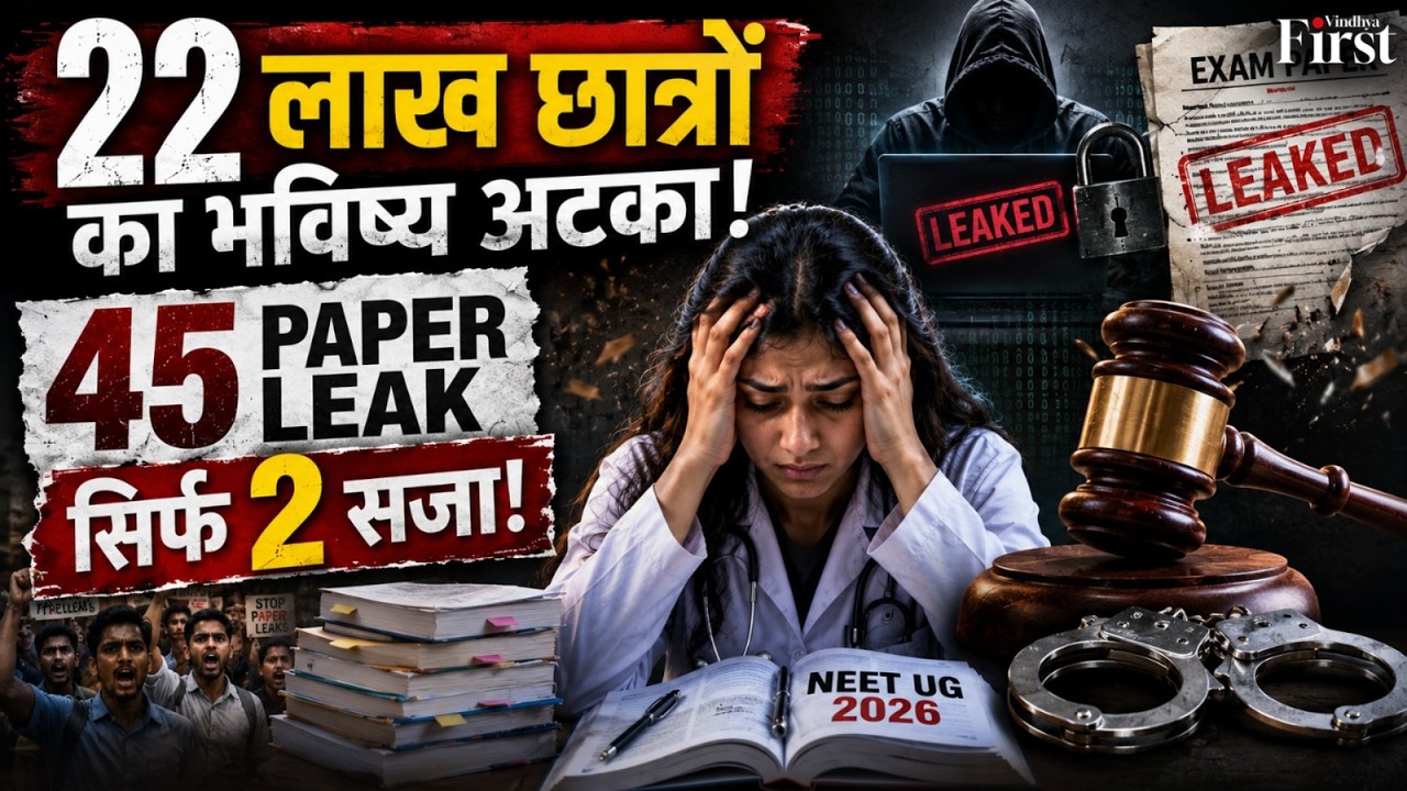 NEET UG 2026 Paper Leak: 22 लाख छात्रों का भविष्य दांव पर | 23 साल में सिर्फ 2 सजा!