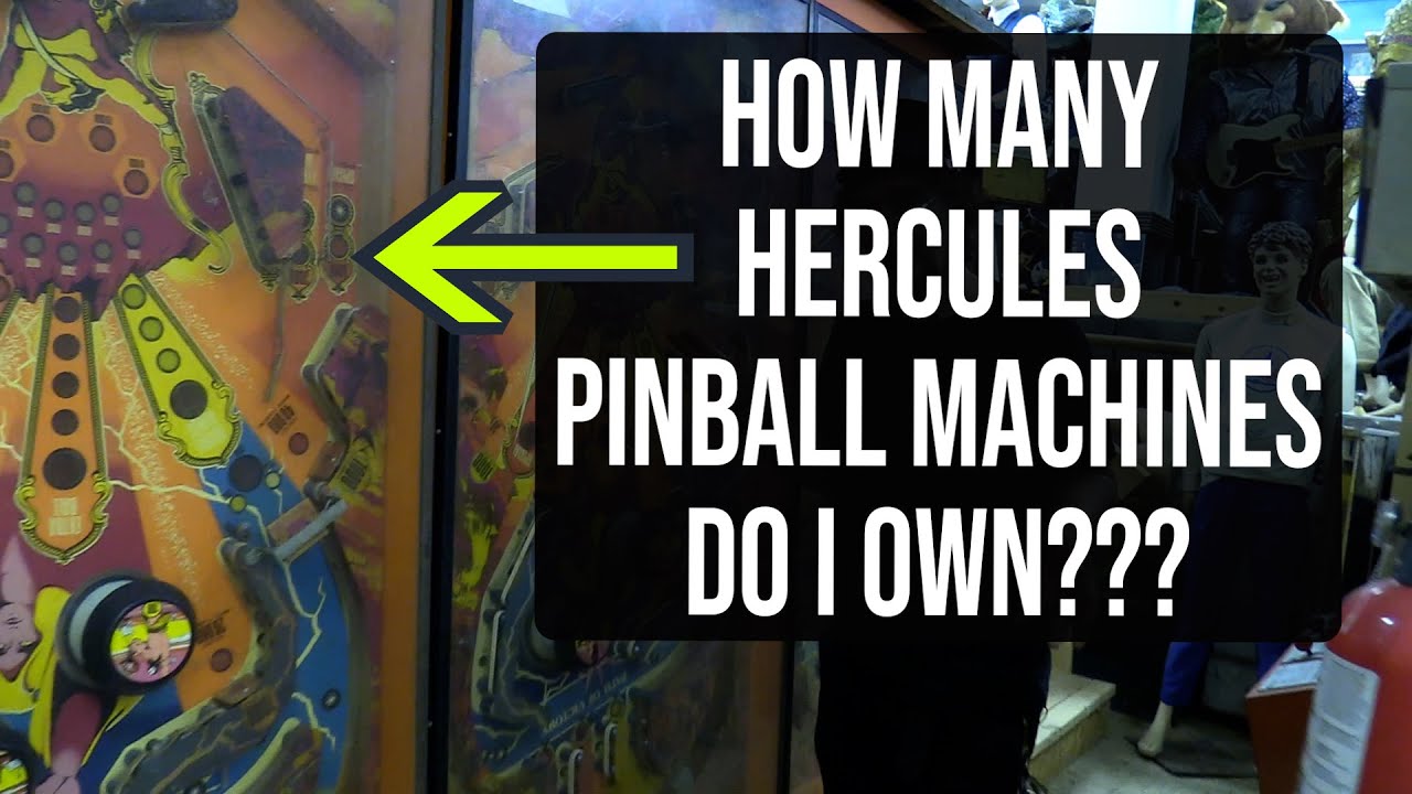 My Atari HERCULES Pinball Machines!