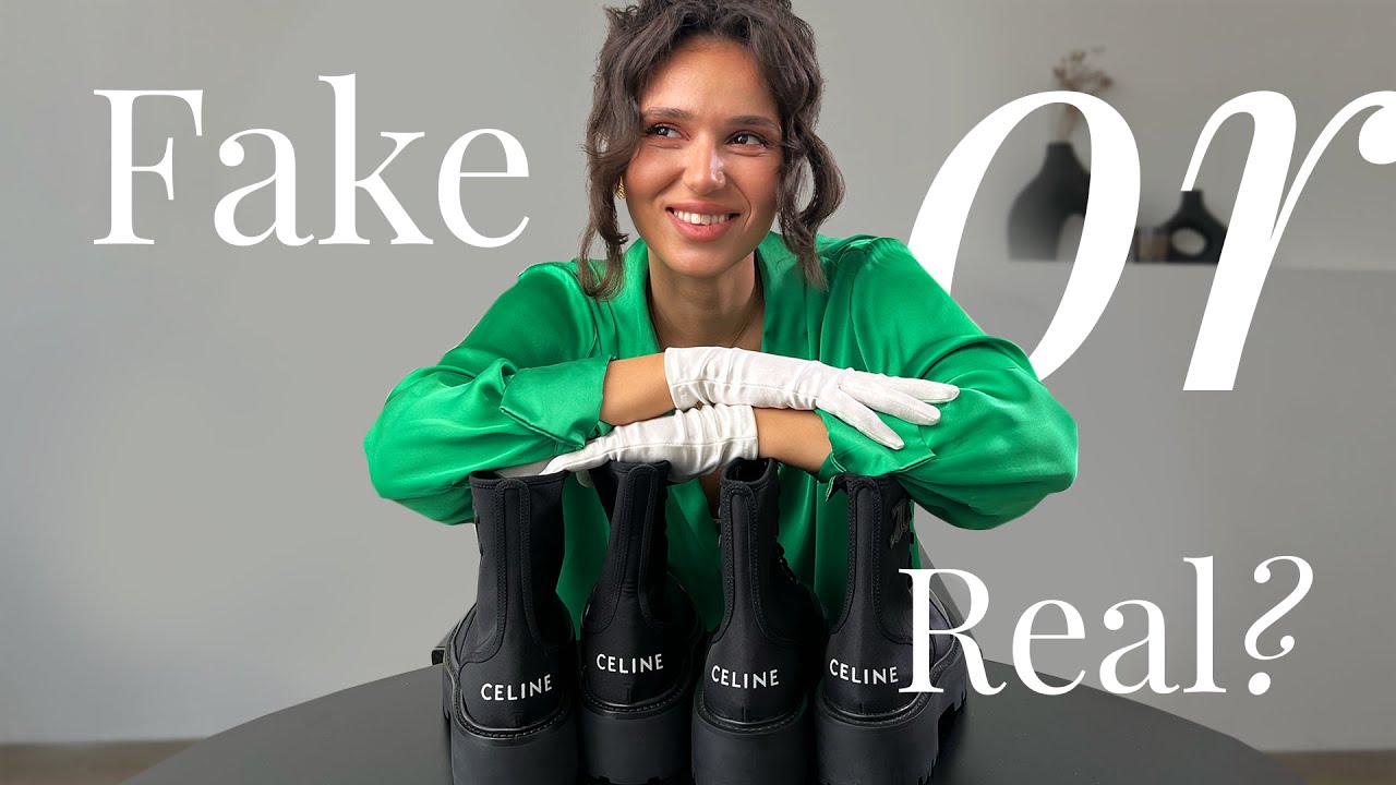 Оригинал или подделка: Celine Bulky Laced Up Boots