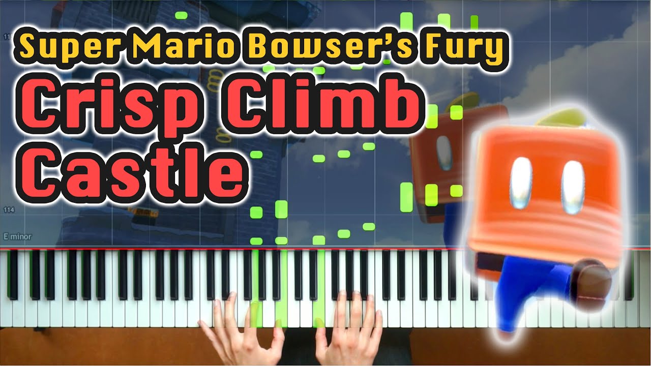 Super Mario 3D World + Bowser's Fury - Crisp Climb Castle Piano Cover [Sheet Music/How To Play]