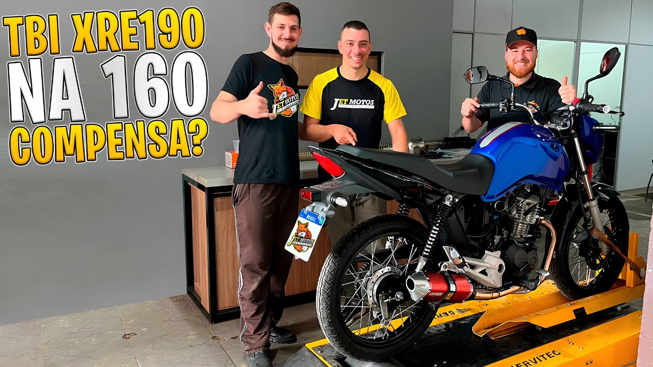 TUDO SOBRE TBI DA XRE190 NA 160!    INDICAÇÃO, ADAPTAÇÃO MECANICA E ELETRICA.