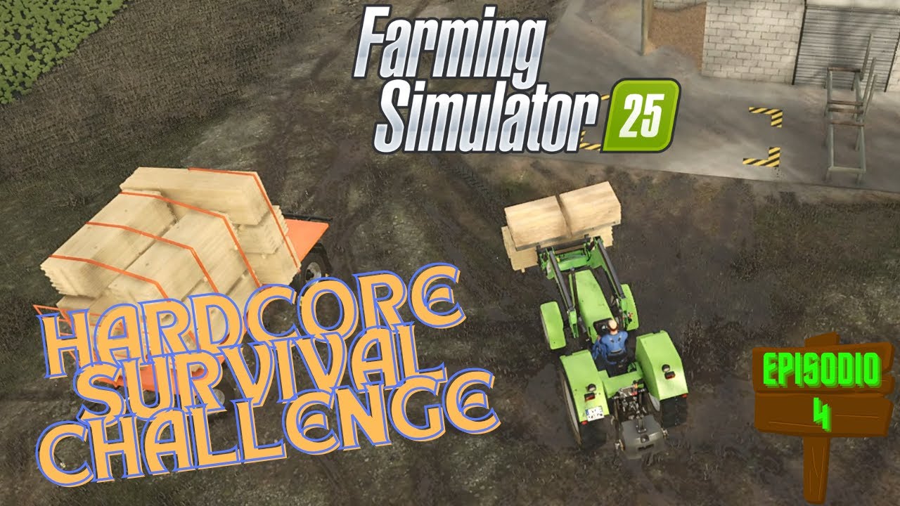 ARRIVANO UN PO' DI SOLDINI || Farming Simulator 25 gameplay ITA || #4 Survival Challenge #fs25ita