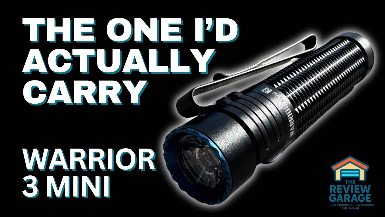 Olight Warrior 3 Mini Review — Dual-Switch EDC Done Right