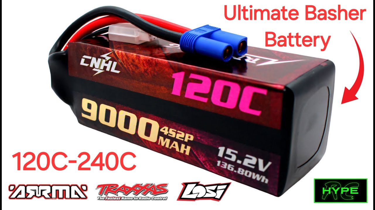 The Ultimate 4S Basher Battery Packs...... CNHL 4S Racing 9000mah LIHV 120C-240C