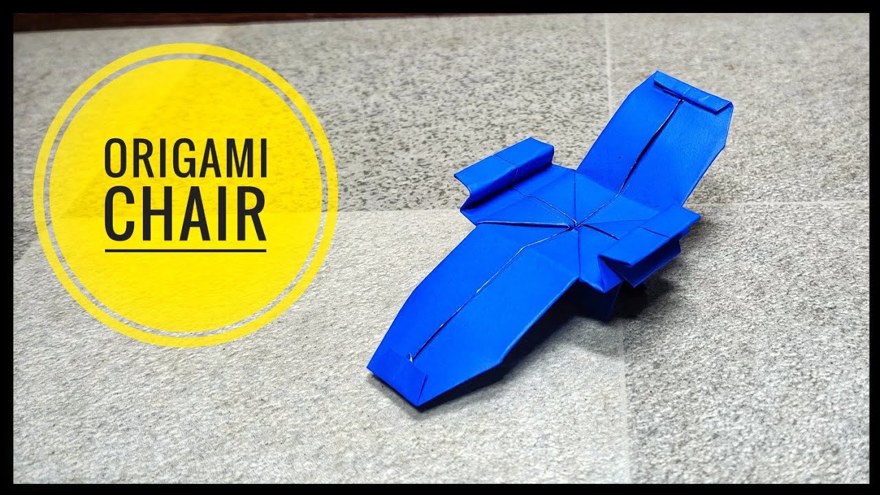 Origami Dentist Chair | Origami Arm Chair | Origami tutorial | Paper craft