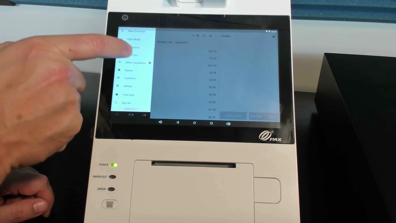 Payanywhere POS Cash Drawer Setup