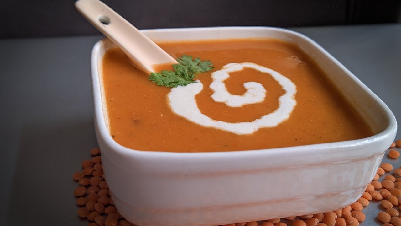 Dal shorba, lentil soup - A healthy Indian soup, flavourful and full of goodness