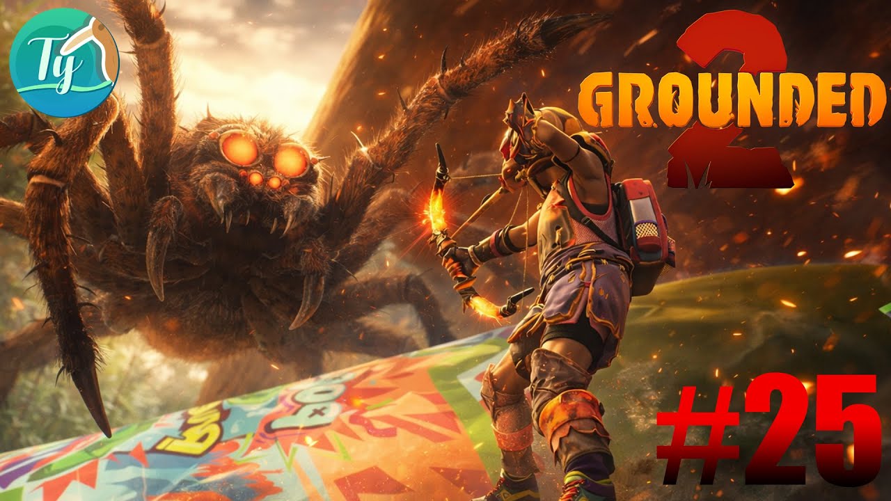 Grounded2 #25 : Combat intense contre une araignée-loup et une vague O.R.C interminable