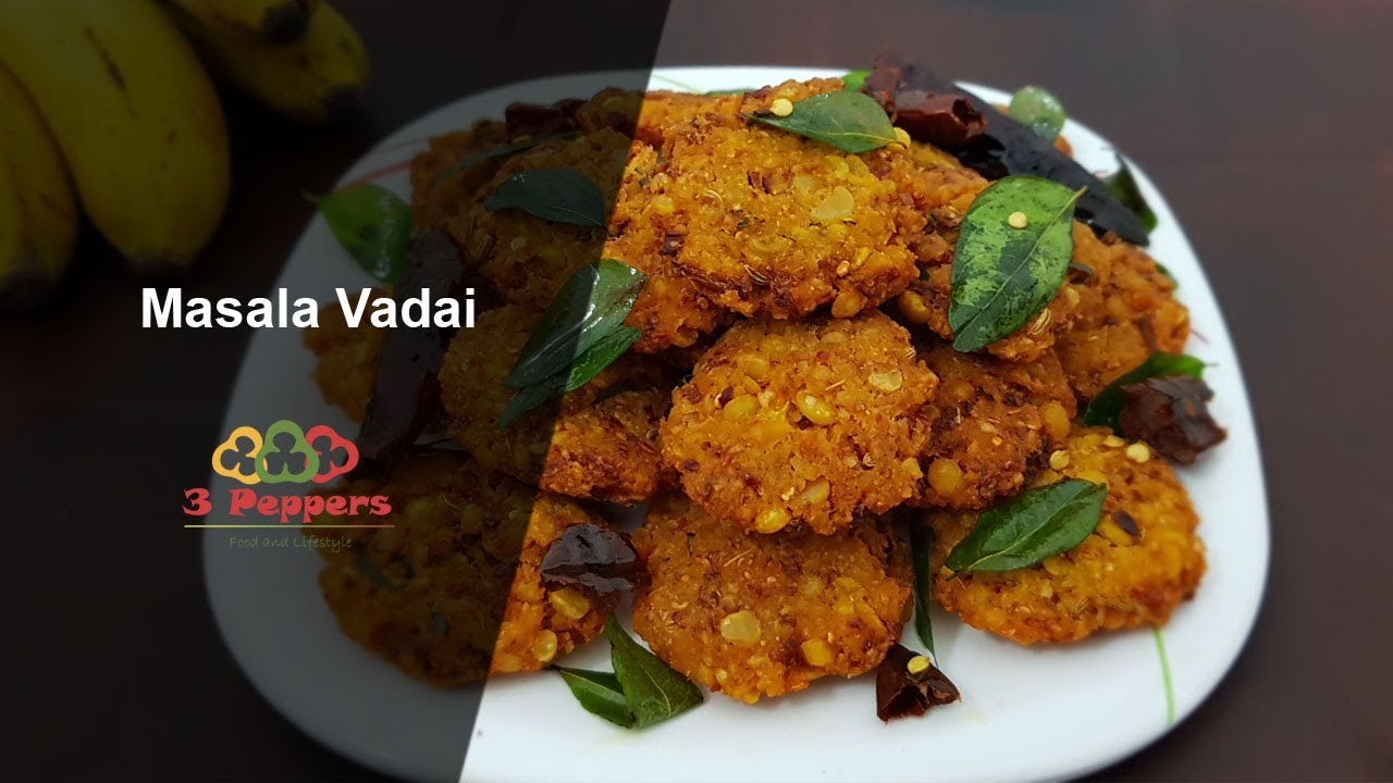 Navratri Special Day 9 | Masala Vadai | Paruppu Vadai Recipe | Chana Dal Vada recipe | Vadai Recipe