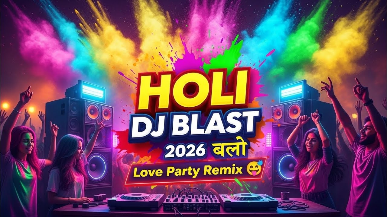 होली है 2026 🎨🔥 | रंगों में तू DJ लव सॉन्ग | फुल धमाका रीमिक्स 🎧