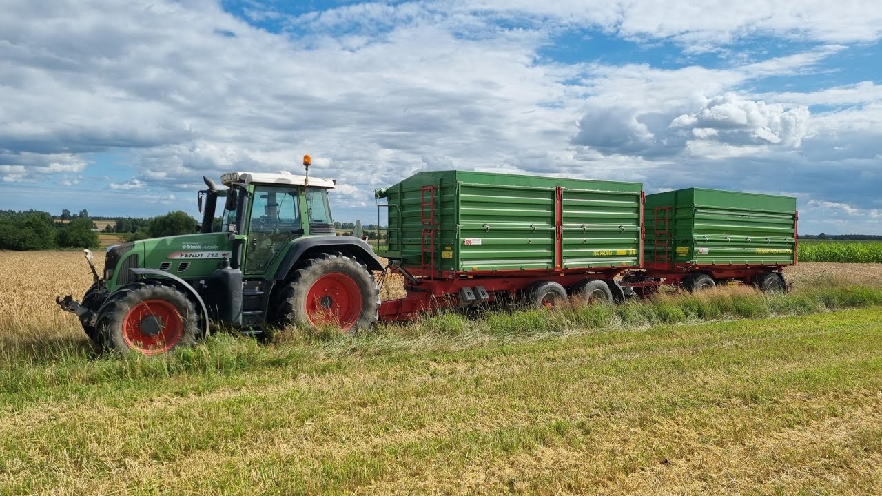 Fendt 712 vs 28 ton zboża! Ostatnie pole jęczmienia jarego 😁
