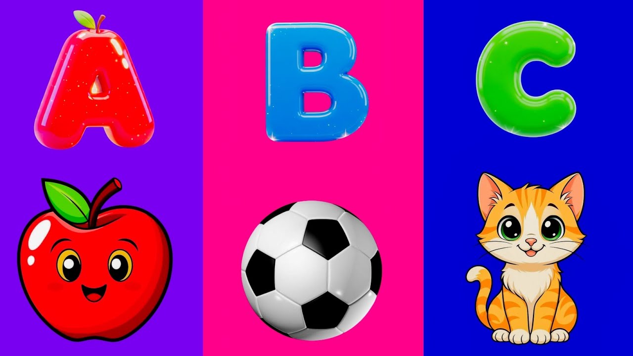 Alphabet Learning for Babies | A to Z | Vutku TV | A For Apple |