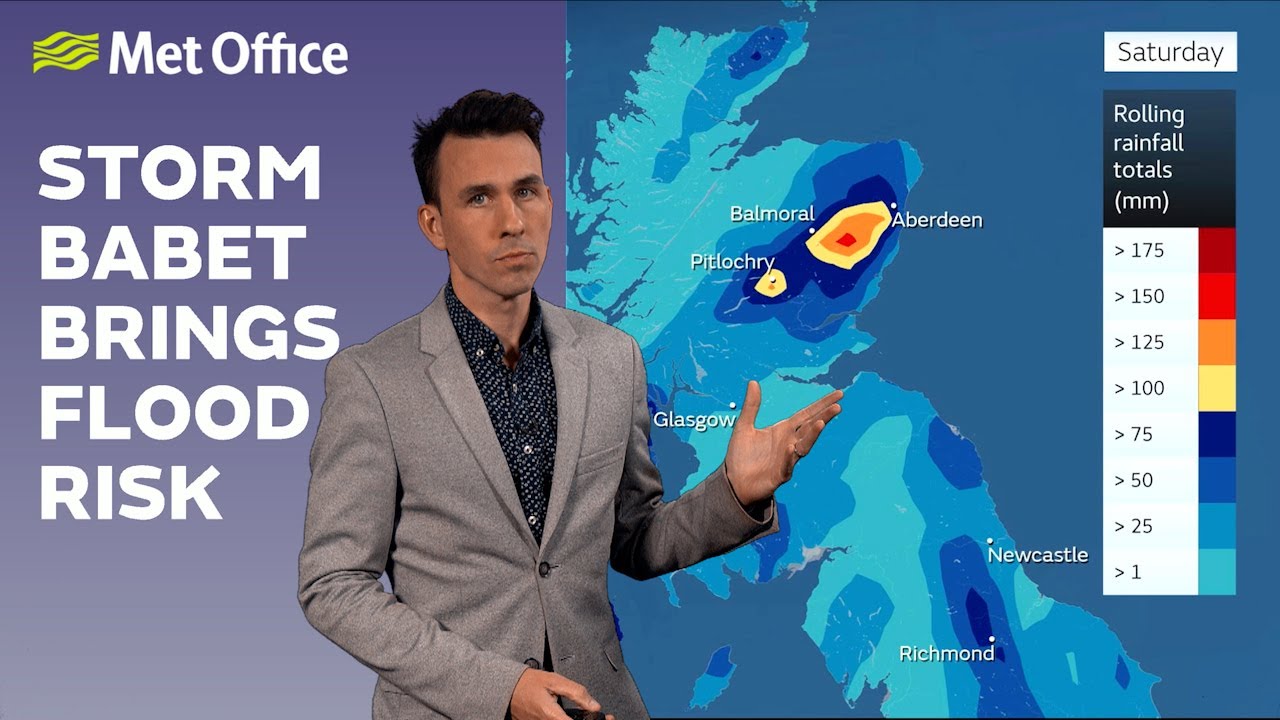 16/10/2023 – Flood risk from Storm Babet – Met Office weather forecast UK
