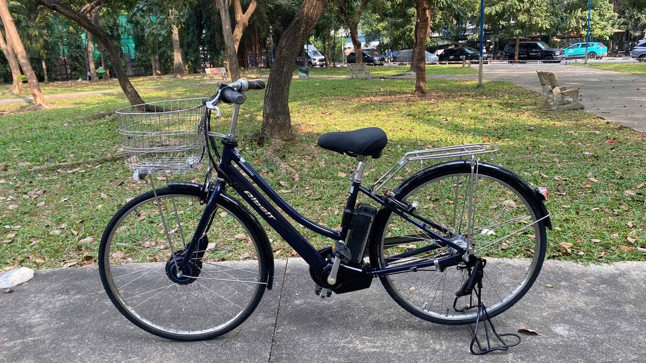 Số 64 : Xe đạp trợ lực 36v tự sạc hàng nội địa Nhật 