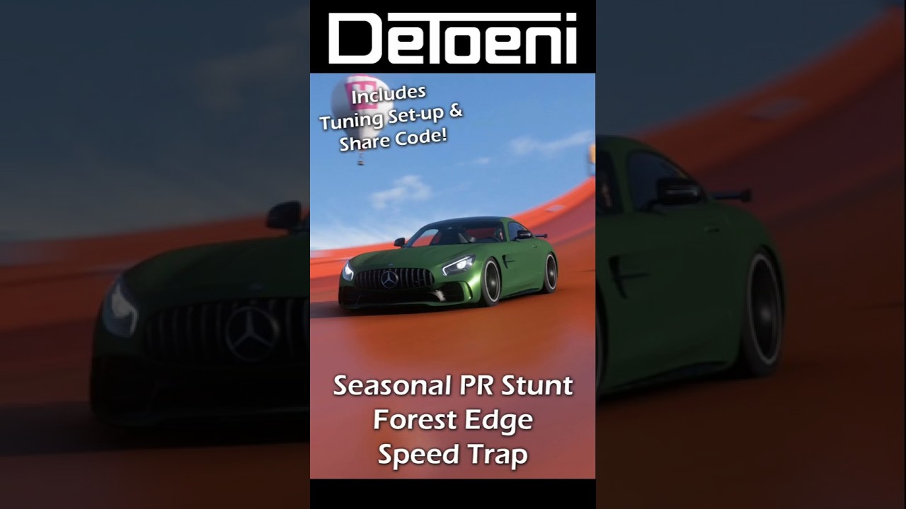 Forest Edge Speed Trap Guide For Super GT Cars FH5 
