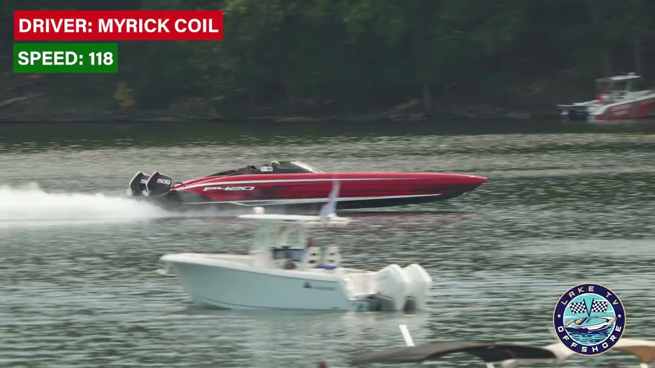 Performance Powerboats NEW P420 Hits 118 mph with MyRick Coil at The 2025 LOTO Shootout 🏁