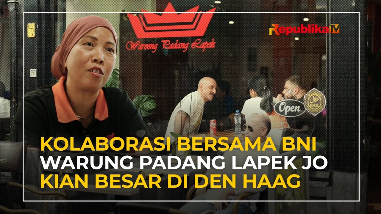 Kolaborasi Bersama BNI Warung Padang Lapek Jo Kian Besar di Den Haag
