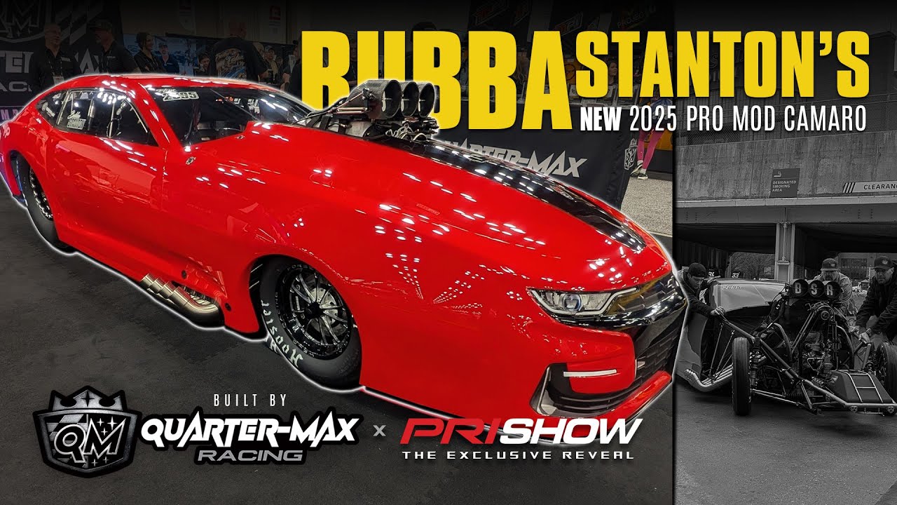 Bubba Stanton's 2025 Pro Mod Camaro Revealed at PRI - Built By Quarter-Max Racing