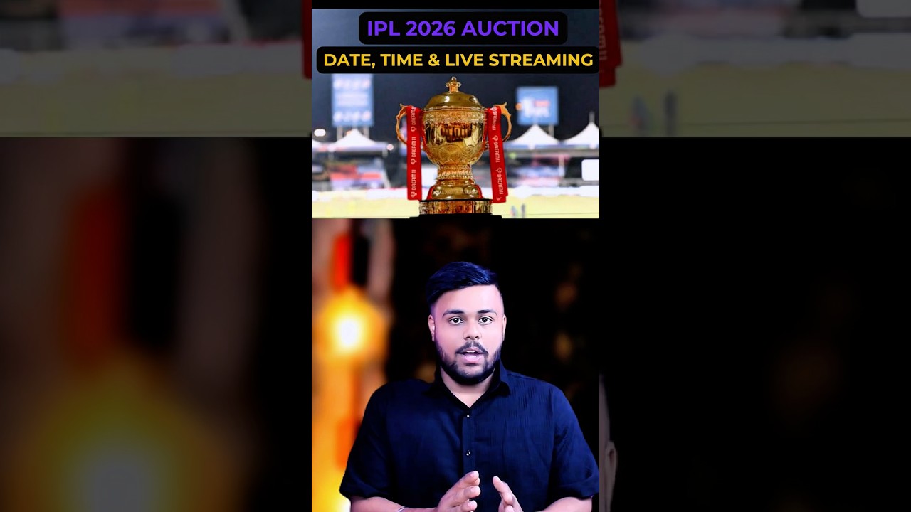 IPL 2026 Auction Streaming: When and Where to Watch Worldwide - Date, Time, TV Broadcast Details