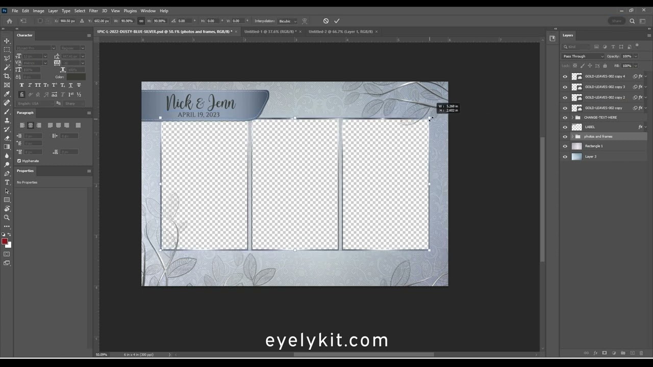 How to edit Photo Booth Overlays with a Photoshop file.