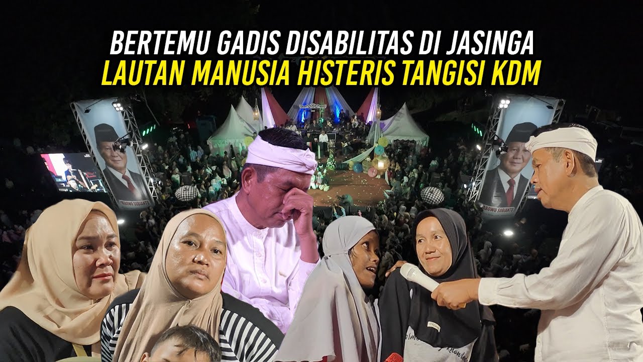 BERTEMU GADIS DISAB1LITAS DI JASINGA | LAUTAN MANUSIA HISTERIS TANGISI KDM